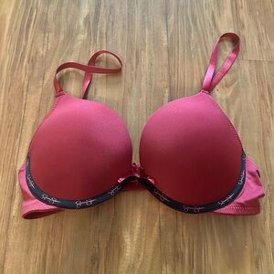 NWOT Jessica Simpson Burgundy Push-up Cloud Bra 34B